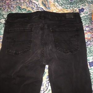 Black American eagle jeans